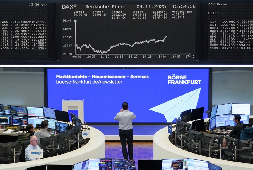 Bolsas europeias encerram o dia em queda principalmente com alta do petróleo